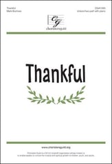 Thankful Unison/Two-Part choral sheet music cover